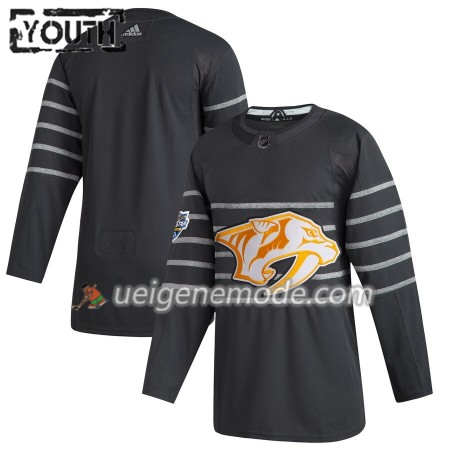 Kinder Nashville Predators Trikot Blank Grau Adidas 2020 NHL All-Star Authentic
